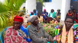 The elderly listening to God's word